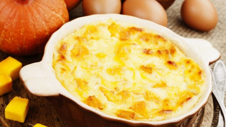 Жестокая жареная тыква со свежим молоком и яйцами – пальчики оближешь