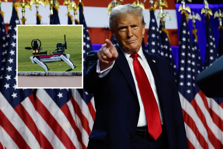 Робот-собака-защитник Дональда Трампа