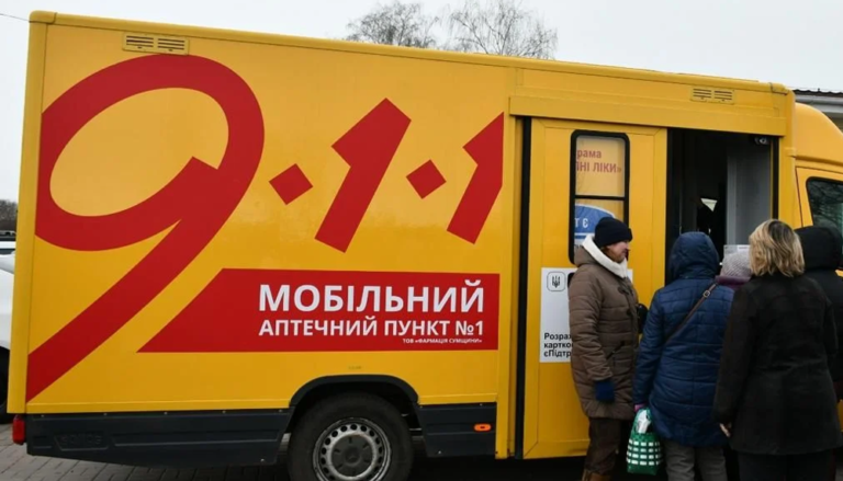 В регионе Sumy мобильная аптека начала работать