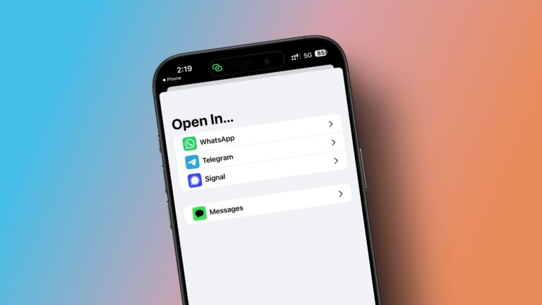 Как делать приложение WhatsApp или сигнал по умолчанию для сообщений на iPhone