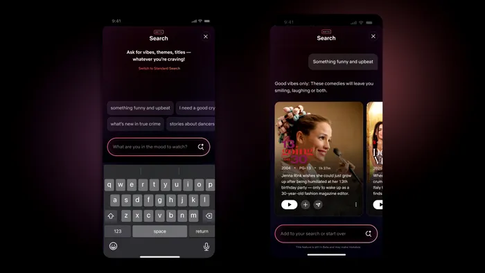 Платформа проверяет функцию поиска, основанную на генеративном искусственном интеллекте, который будет предлагать фильмы и сериалы в соответствии с настроением или интересами.
