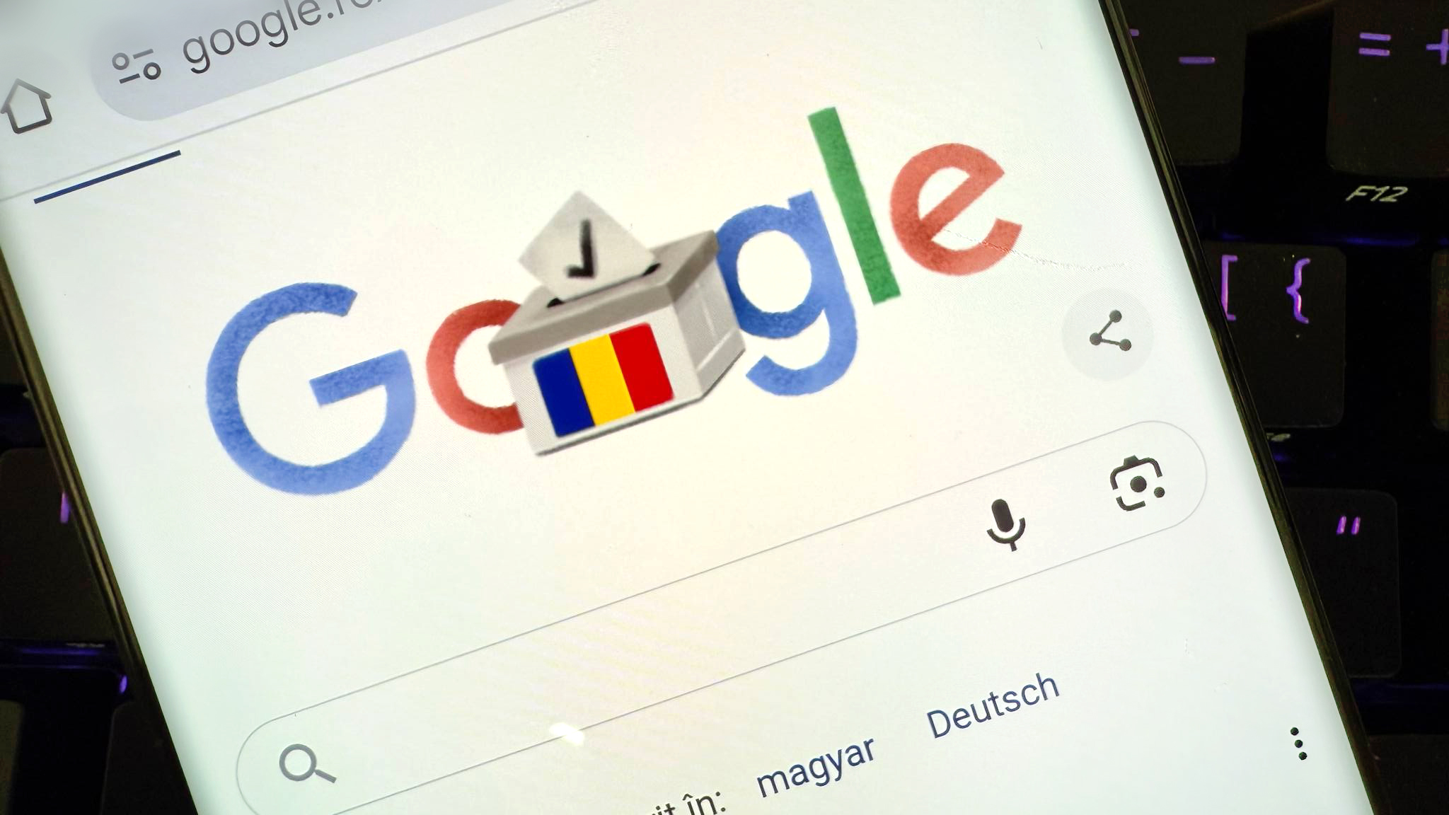 Президентские выборы Румыния: жест Google, который напоминает румынам, что у них есть гражданский долг, чтобы встретиться
