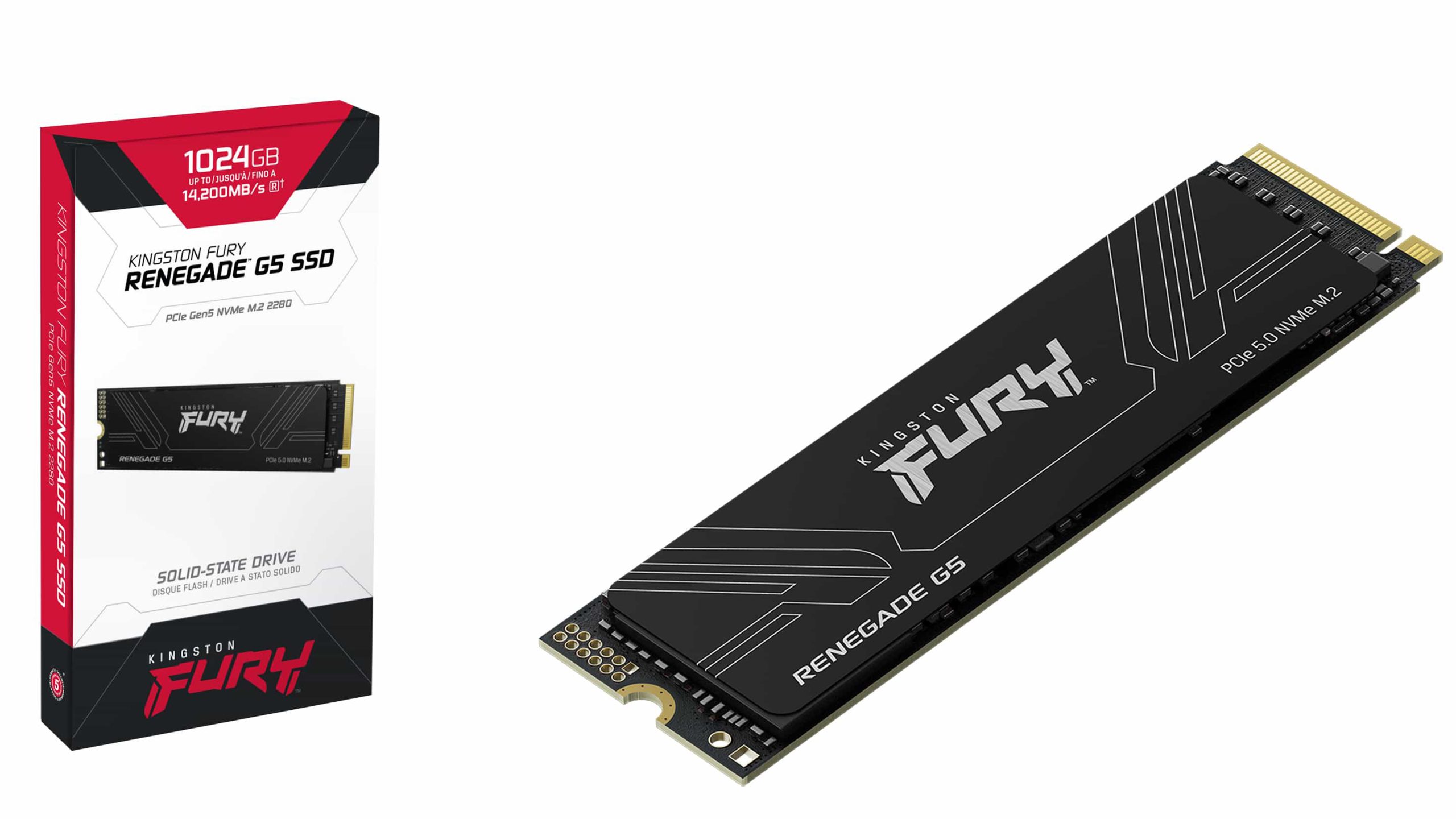 Вероятно, самый быстрый PCI 5.0 NVME SSD в мире, запущенный Kingston. Что восхваляет ярость renegade g5