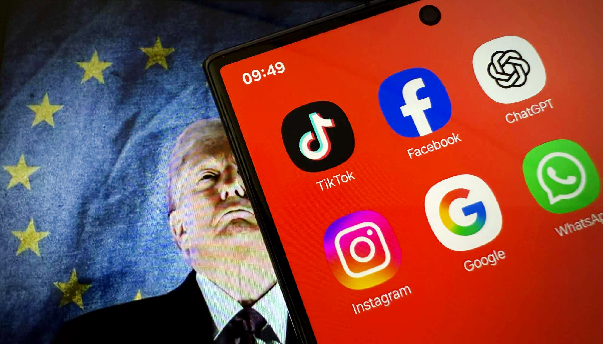 Facebook, Google и WhatsApp могут избавиться от европейских правил. Трамп заставляет Брюсселя руку в обмен на коммерческий мир
