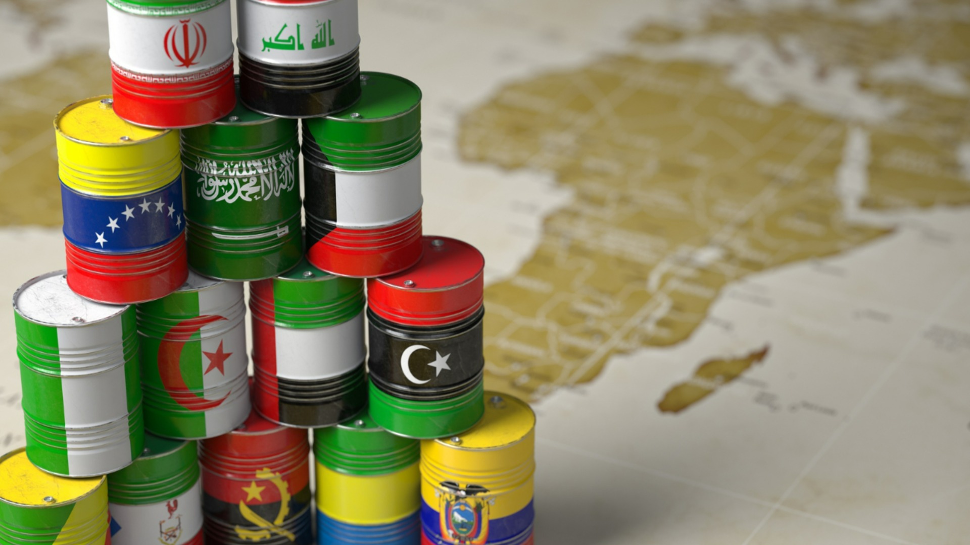 Опек нефть поднялась над психологической границей