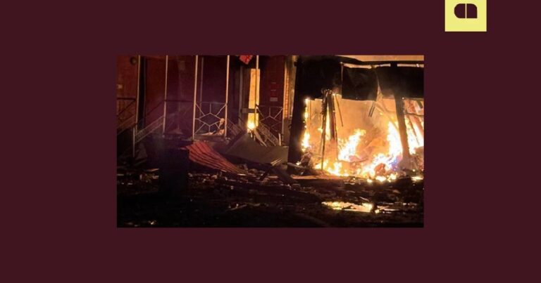 Нова Пошта потеряла еще одну филиал в Донецке во время русского пожара