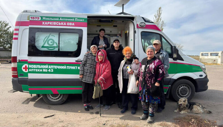 Мобильные аптеки продолжают работать в регионе Харкив