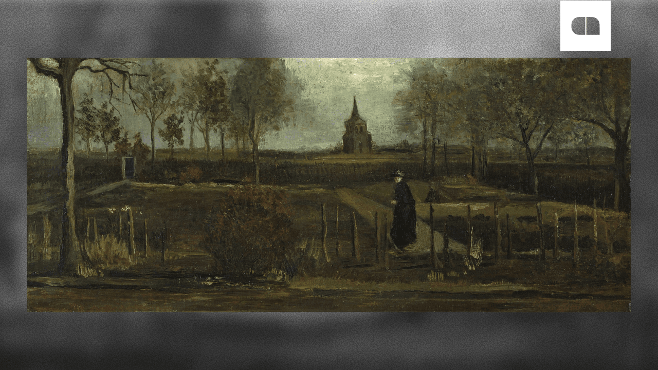 Картина «Весенний сад» Гога.