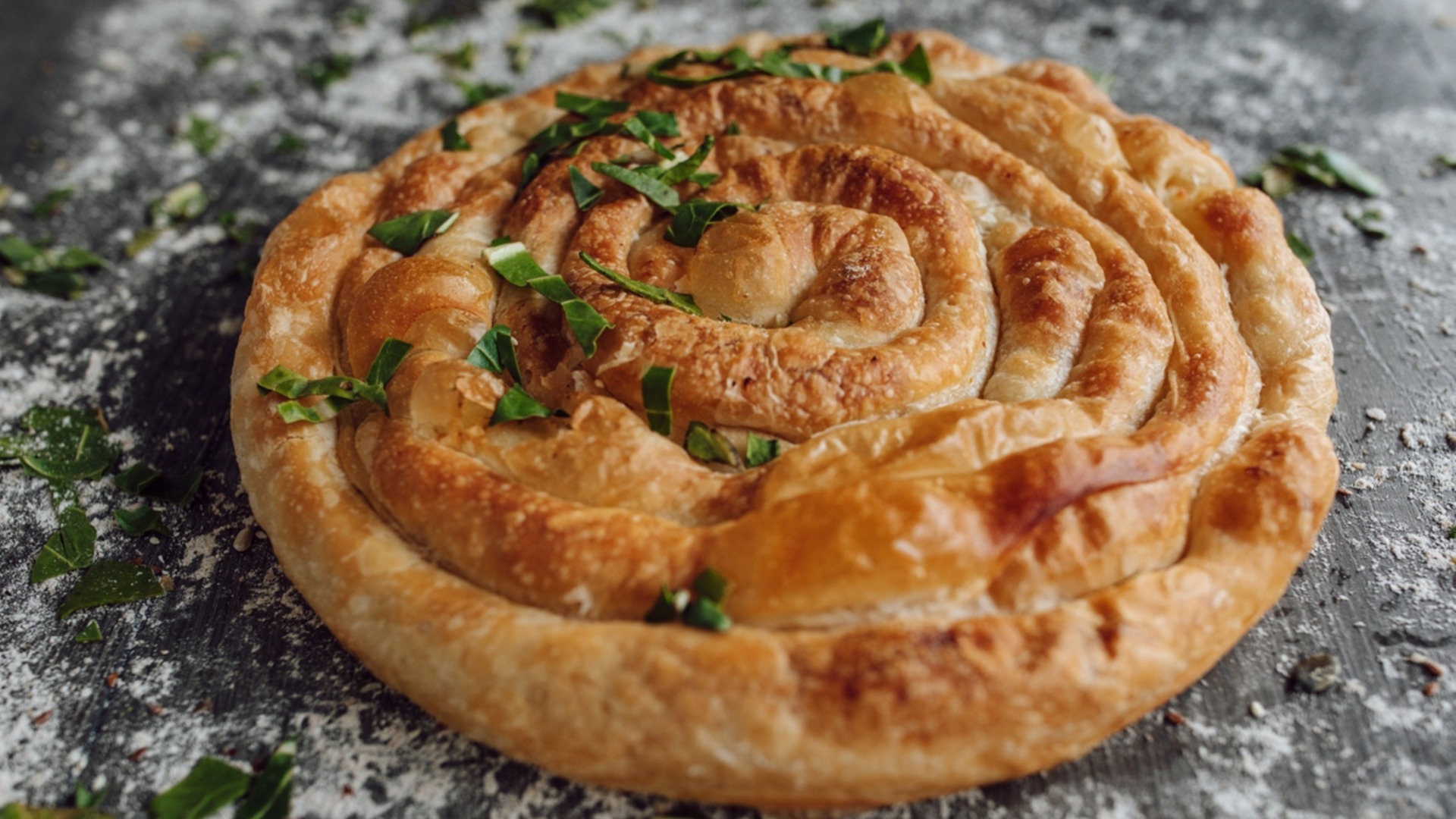 Каждый, кто приедет в Софето, должен попробовать этот пирог со шпинатом и сыром.